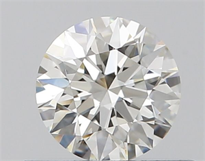 Foto Diamante Natural 0.43 quilates, Redondo , Color J, claridad IF y certificado GIA de
