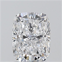 Natural Diamond 1.20 Carats, Cushion with  Cut, D Color, SI1 Clarity and Certified by GIA