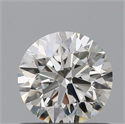 Natural Diamond 0.71 Carats, Round with Excellent Cut, H Color, VS2 Clarity and Certified by IGI