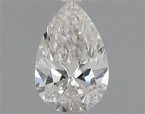 Picture of Natural Diamond 0.54 Carats, Pear with  Cut, I Color, VVS2 Clarity and Certified by GIA