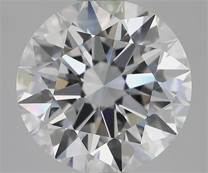 Foto Diamante Natural 2.50 quilates, Redondo , Color F, claridad VVS1 y certificado GIA de