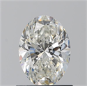 Diamante Natural 0.91 quilates, Ovalado , Color H, claridad VS2 y certificado GIA