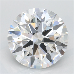 Picture of Lab Grown Diamond 3.14 Carats, Round with Excellent Cut, D Color, VVS1 Clarity and Certified by GIA