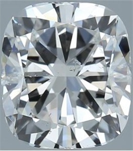 Picture of Natural Diamond 3.70 Carats, Cushion with  Cut, F Color, SI2 Clarity and Certified by GIA