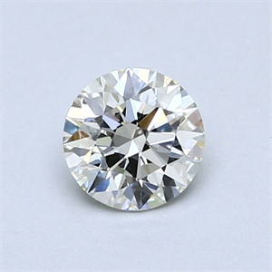 Picture of Natural Diamond 0.61 Carats, Round with Excellent Cut, J Color, SI2 Clarity and Certified by GIA