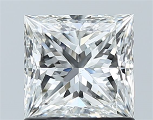 Foto Diamante Natural 1.05 quilates, Princesa , Color G, claridad SI1 y certificado GIA de