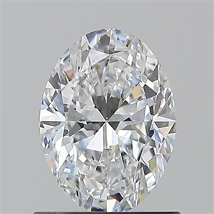 Picture of Natural Diamond 0.90 Carats, Oval with  Cut, D Color, SI1 Clarity and Certified by GIA