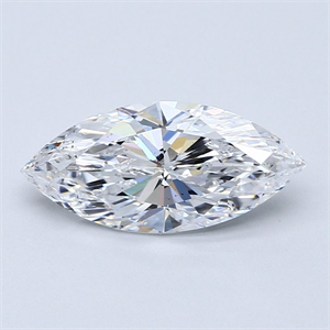Picture of Natural Diamond 2.00 Carats, Marquise with  Cut, D Color, SI1 Clarity and Certified by GIA
