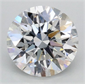 Del inventario de diamantes de laboratorio, 1.06 quilates, Redondo , Color D, claridad VVS2 y certificado IGI