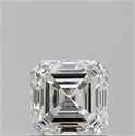 Diamante Natural 1.01 quilates, Asscher , Color H, claridad IF y certificado GIA