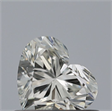 Natural Diamond 0.50 Carats, Heart with  Cut, H Color, VVS1 Clarity and Certified by IGI