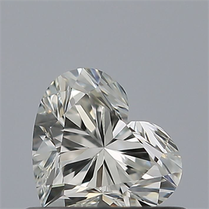 Picture of Natural Diamond 0.50 Carats, Heart with  Cut, H Color, VVS1 Clarity and Certified by IGI