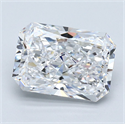 Diamante Natural 3.01 quilates, Radiante , Color D, claridad VVS2 y certificado GIA