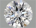 Lab Grown Diamond 0.97 Carats, Round with Ideal Cut, E Color, VVS2 Clarity and Certified by IGI