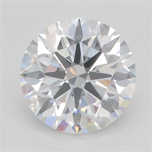 Picture of Lab Grown Diamond 2.92 Carats, Round with Excellent Cut, D Color, VVS1 Clarity and Certified by GIA