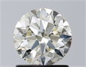 Diamante Natural 1.10 quilates, Redondo , Color K, claridad SI2 y certificado GIA