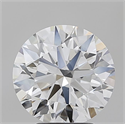 Lab Grown Diamond 3.21 Carats, Round with Ideal Cut, E Color, IF Clarity and Certified by IGI