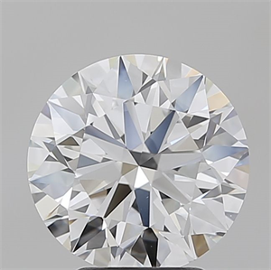 Picture of Lab Grown Diamond 3.21 Carats, Round with Ideal Cut, E Color, IF Clarity and Certified by IGI