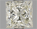 Natural Diamond 1.06 Carats, Princess with  Cut, K Color, VS2 Clarity and Certified by IGI
