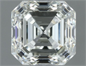 Natural Diamond 0.80 Carats, Asscher with  Cut, H Color, VS1 Clarity and Certified by IGI