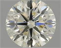 Diamante Natural 0.40 quilates, Redondo , Color N, claridad VVS1 y certificado GIA