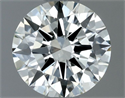 Natural Diamond 0.60 Carats, Round with Excellent Cut, J Color, SI1 Clarity and Certified by IGI