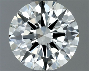 Picture of Natural Diamond 0.60 Carats, Round with Excellent Cut, J Color, SI1 Clarity and Certified by IGI