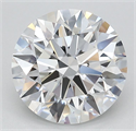 Lab Grown Diamond 2.63 Carats, Round with Ideal Cut, D Color, VVS1 Clarity and Certified by IGI