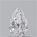 Natural Diamond 0.70 Carats, Pear with  Cut, F Color, IF Clarity and Certified by GIA