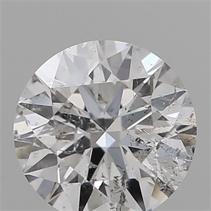 Picture of Natural Diamond 0.50 Carats, Round with Excellent Cut, E Color, I1 Clarity and Certified by GIA