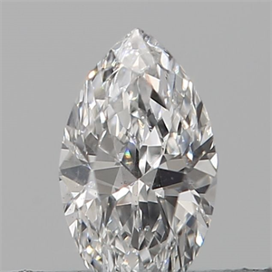 Picture of Natural Diamond 0.15 Carats, Marquise with  Cut, E Color, VS2 Clarity and Certified by IGI