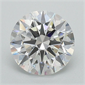 Lab Grown Diamond 1.32 Carats, Round with Ideal Cut, E Color, VS1 Clarity and Certified by IGI