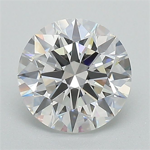 Picture of Lab Grown Diamond 1.32 Carats, Round with Ideal Cut, E Color, VS1 Clarity and Certified by IGI