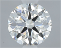 Natural Diamond 0.71 Carats, Round with Excellent Cut, J Color, VVS2 Clarity and Certified by GIA