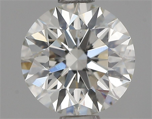 Picture of Natural Diamond 1.11 Carats, Round with Excellent Cut, I Color, SI1 Clarity and Certified by GIA