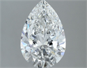 Diamante Natural 1.50 quilates, De pera , Color F, claridad VVS1 y certificado GIA