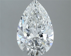 Foto Diamante Natural 1.50 quilates, De pera , Color F, claridad VVS1 y certificado GIA de