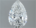 Diamante Natural 1.50 quilates, De pera , Color F, claridad VVS1 y certificado GIA