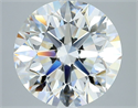 Natural Diamond 4.01 Carats, Round with Excellent Cut, I Color, VS1 Clarity and Certified by GIA