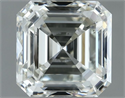 Natural Diamond 1.00 Carats, Asscher with  Cut, I Color, VS2 Clarity and Certified by IGI