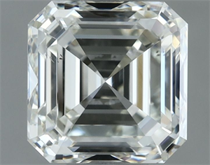 Picture of Natural Diamond 1.00 Carats, Asscher with  Cut, I Color, VS2 Clarity and Certified by IGI