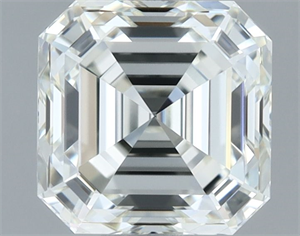 Picture of Natural Diamond 1.01 Carats, Asscher with  Cut, I Color, VVS2 Clarity and Certified by IGI