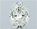 Natural Diamond 1.20 Carats, Oval with  Cut, J Color, VS1 Clarity and Certified by GIA