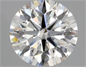Del inventario de diamantes de laboratorio, 2.85 quilates, Redondo , Color F, claridad VS1 y certificado IGI