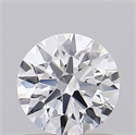 Del inventario de diamantes de laboratorio, 0.71 quilates, Redondo , Color D, claridad VVS1 y certificado IGI