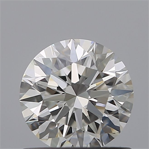 Picture of Natural Diamond 0.72 Carats, Round with Excellent Cut, G Color, VVS1 Clarity and Certified by GIA