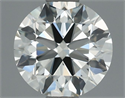 Natural Diamond 0.70 Carats, Round with Excellent Cut, K Color, VVS1 Clarity and Certified by IGI