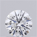 Del inventario de diamantes de laboratorio, 0.72 quilates, Redondo , Color D, claridad VVS1 y certificado IGI