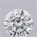 Lab Grown Diamond 1.09 Carats, Round with Ideal Cut, D Color, VS1 Clarity and Certified by IGI