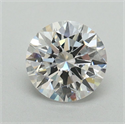 Lab Grown Diamond 1.08 Carats, Round with Ideal Cut, D Color, VVS1 Clarity and Certified by IGI
